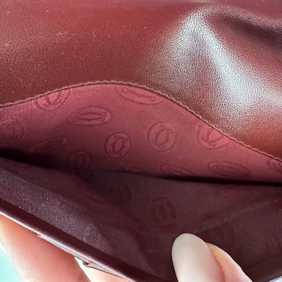 Must De Cartier Leather Bifold Long Wallet - Picture 6 of 13